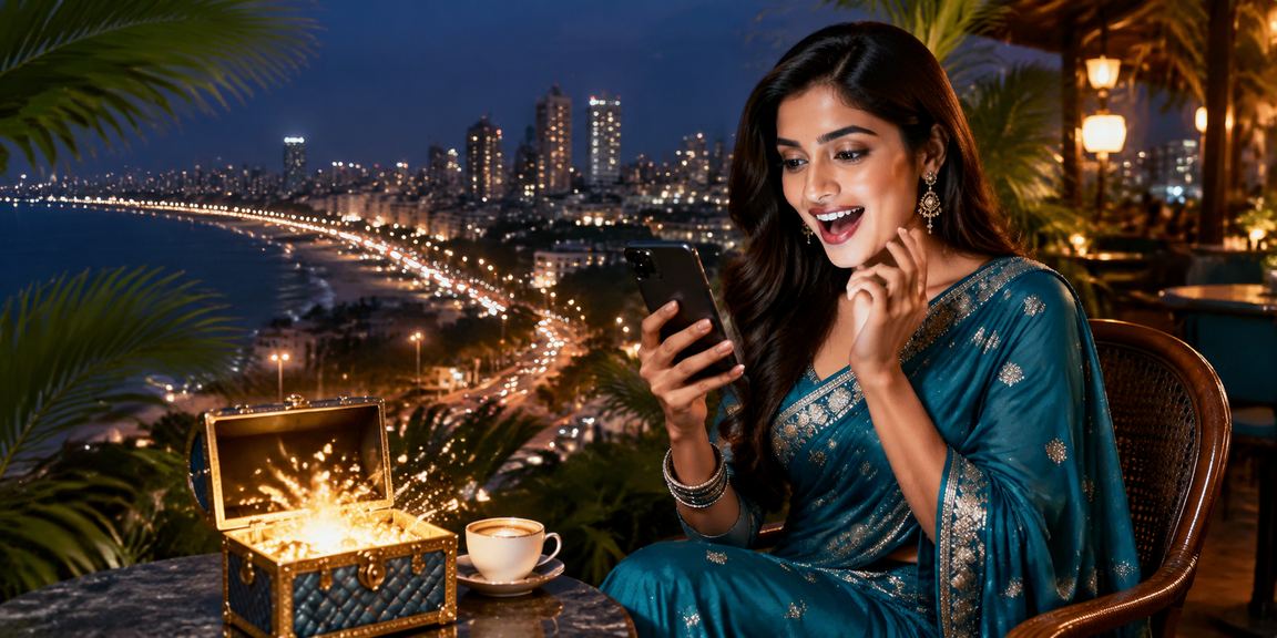 Player engaging in responsible online gaming in Mumbai