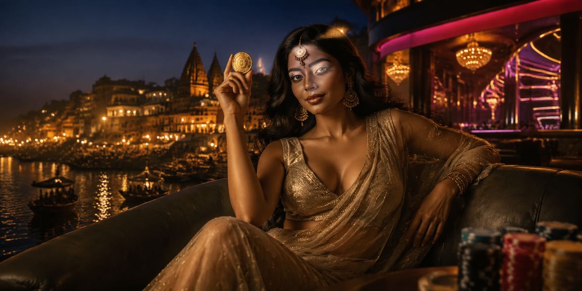 Vibrant neon-themed slots gaming in Varanasi at 273016 online casino